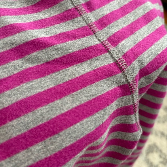 Hanna andersson girls size 10 leggings sweatpants striped heart knees - Picture 8 of 9